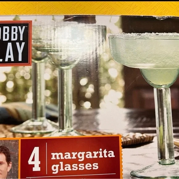 bobby flay hand blown Margaritaglasses